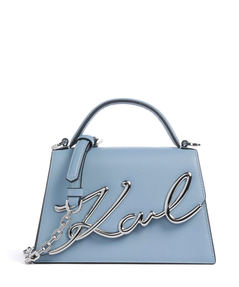 Karl Lagerfeld K/Signature 2.0 Borsa a tracolla blue bloom