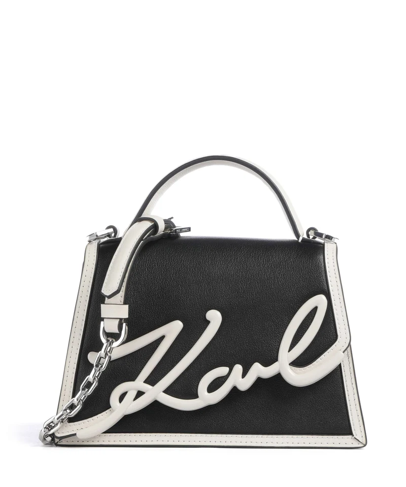 Karl Lagerfeld K/Signature 2.0 Borsa a tracolla black/white