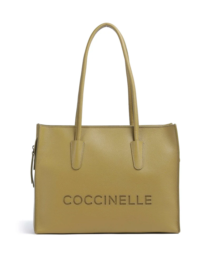 Coccinelle Myrtha Borsa shopper seagrass