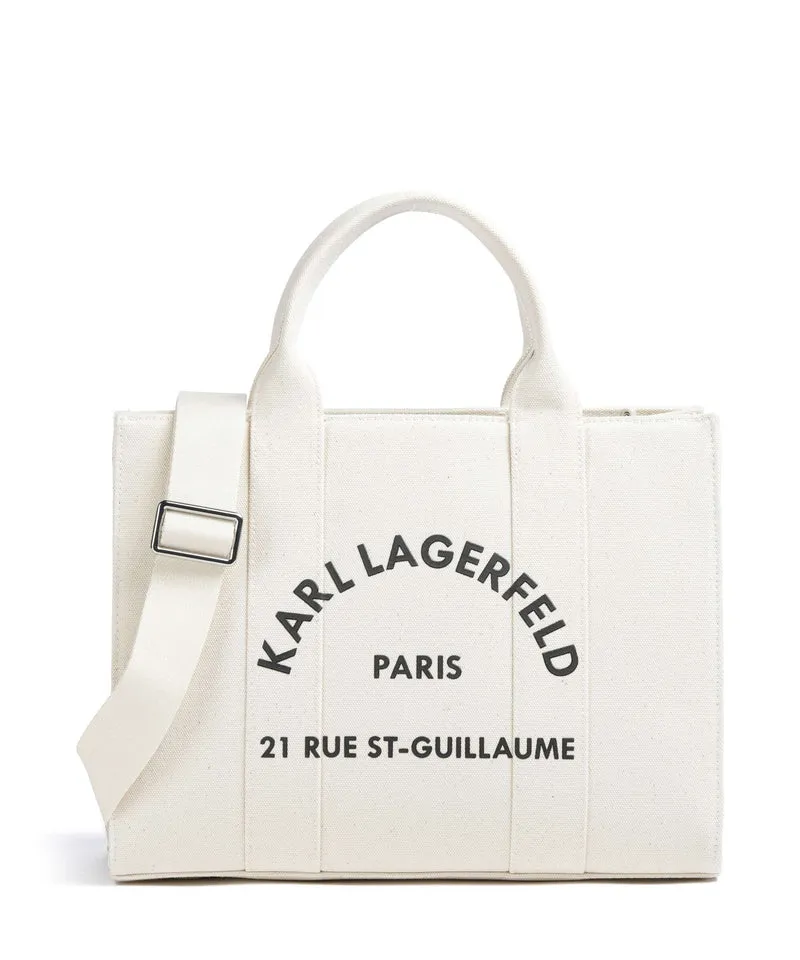 Karl Lagerfeld K/Rue St Guillaume Medium Borsa a mano natural