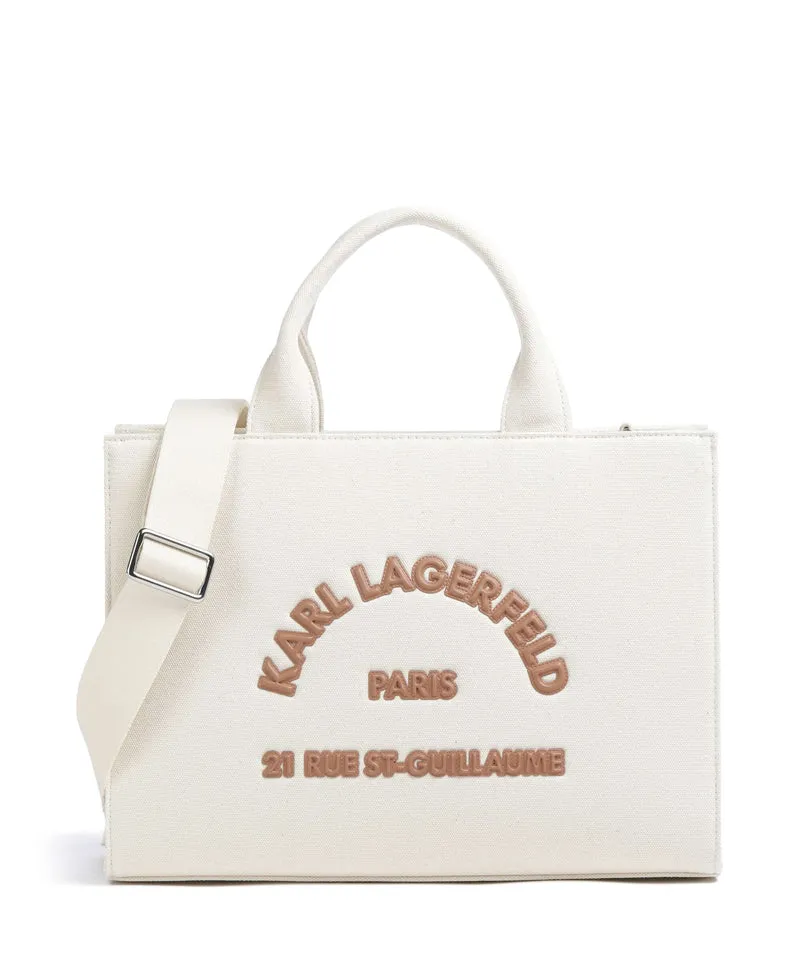 Karl Lagerfeld K/Rue St Guillaume Medium Borsa a mano natural