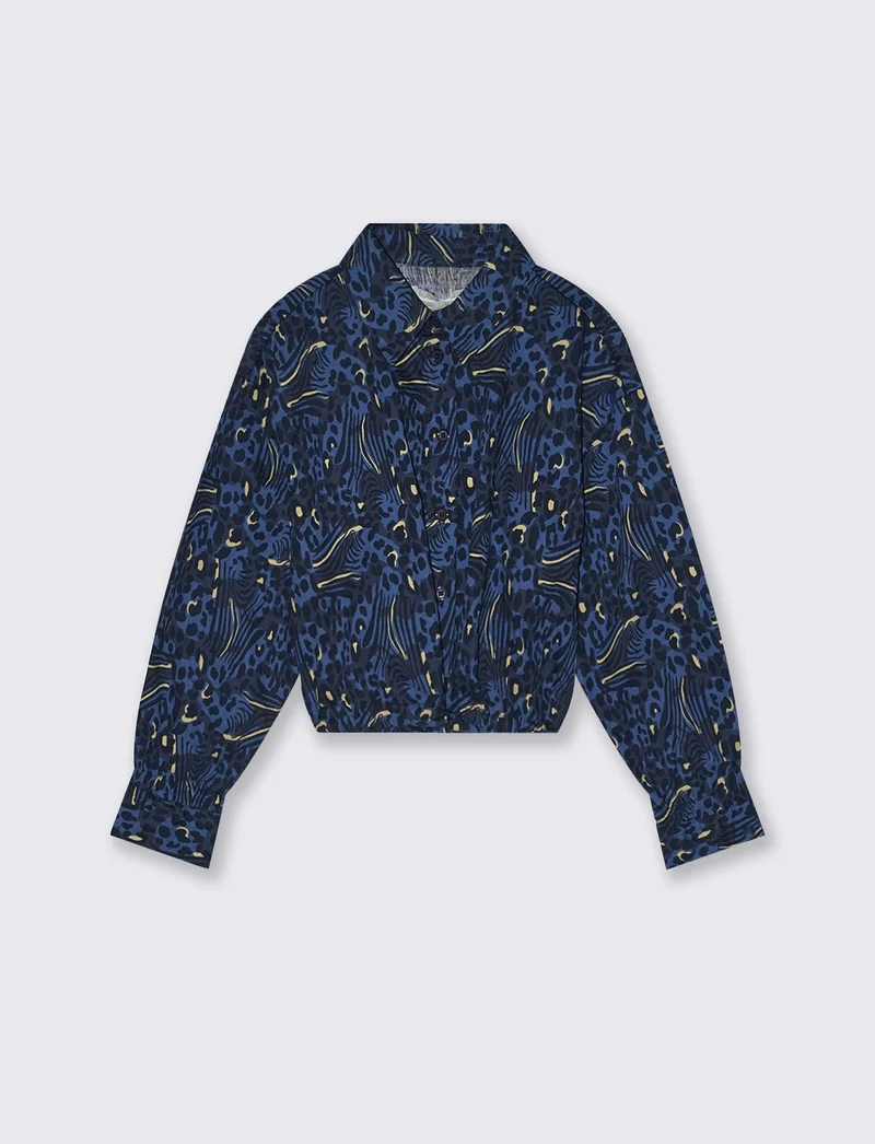 Camicia maculata da bambina - Fantasia