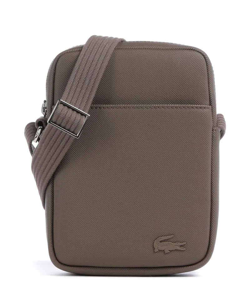 Lacoste Mens Classic Borsa a tracolla morel