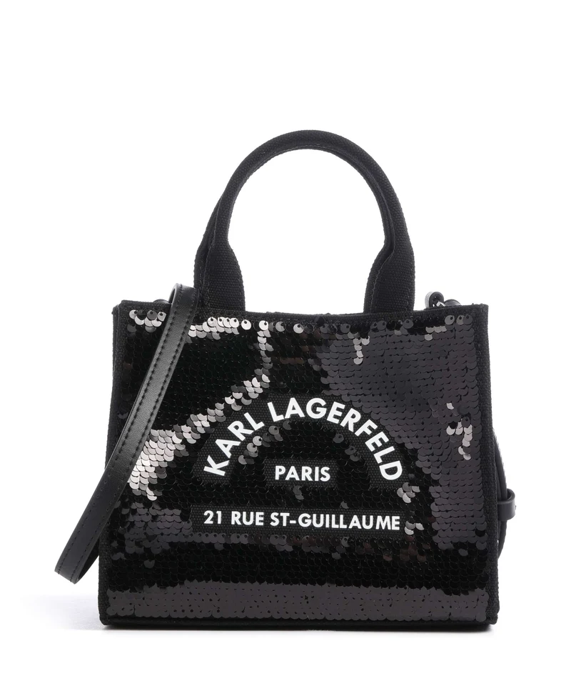 Karl Lagerfeld K/Rue St Guillaume Mini Borsa a tracolla black