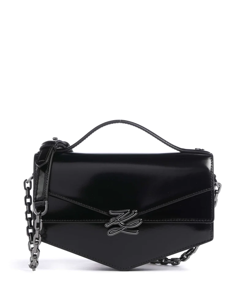 Karl Lagerfeld K/Studio Autograph Small Borsa a tracolla black/nickel