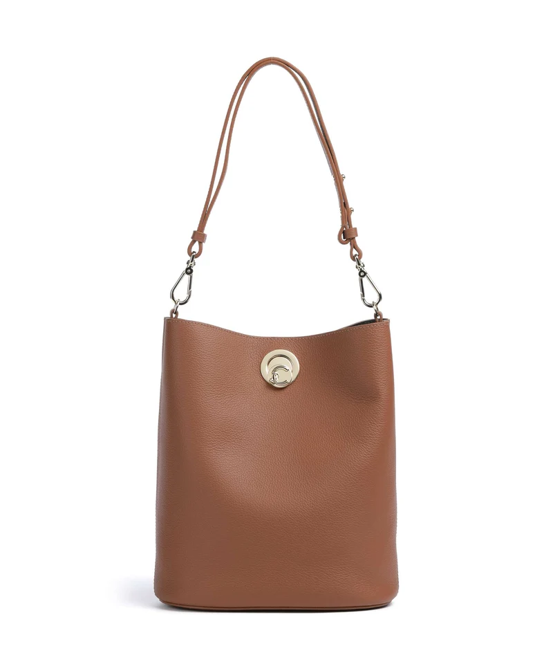 Coccinelle Nikla Borsa a secchiello cognac/noir