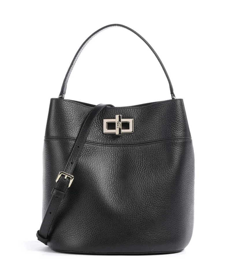 Furla Amelia M Borsa a secchiello nero