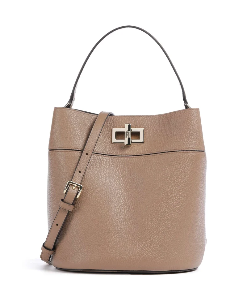 Furla Amelia M Borsa a secchiello toffee