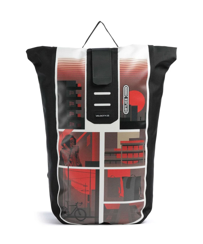Ortlieb Velocity Design 23 Zaino roll-top morning routine