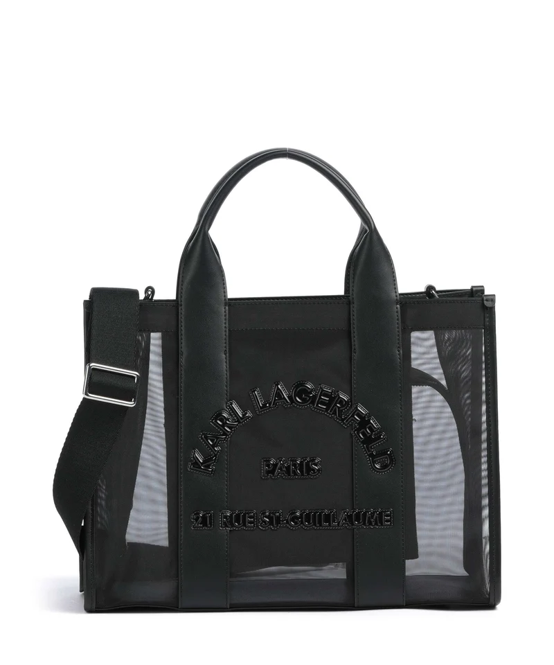 Karl Lagerfeld K/Rue St Guillaume Medium Borsa a mano black