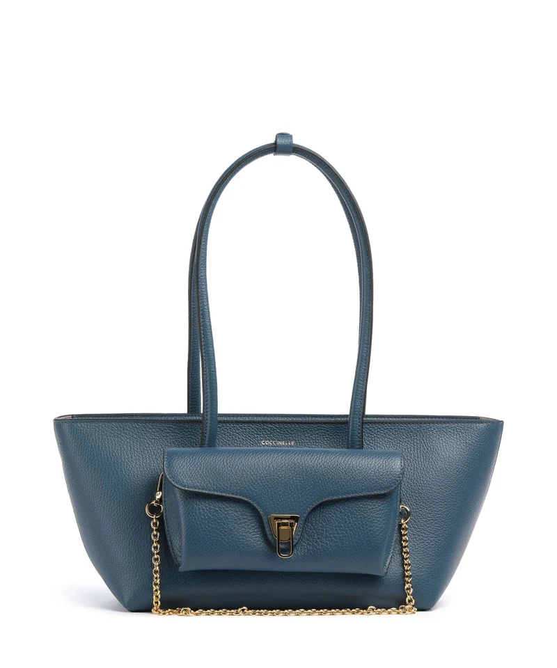 Coccinelle Beat Double Borsa a spalla deep blue