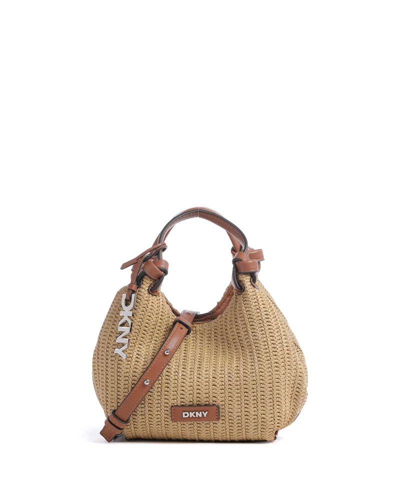 DKNY Paula Small Borsa a mano natural/saddle