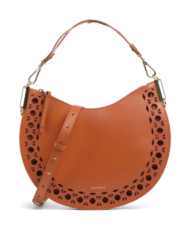 Coccinelle Sunup Monogram Sangallo Borsa hobo crab