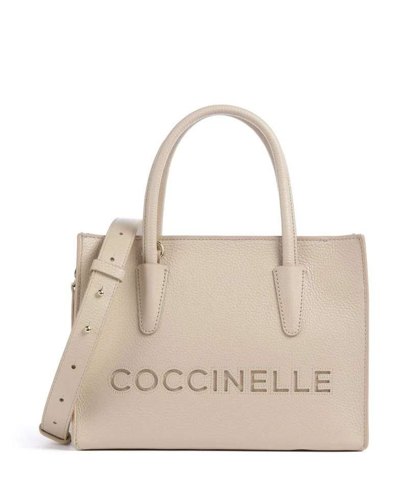 Coccinelle Myrtha Borsa a mano sandshell