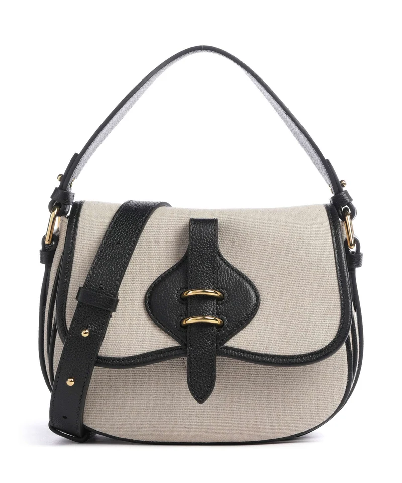 Coccinelle Mavery Canvas Borsa a mano natural/noir