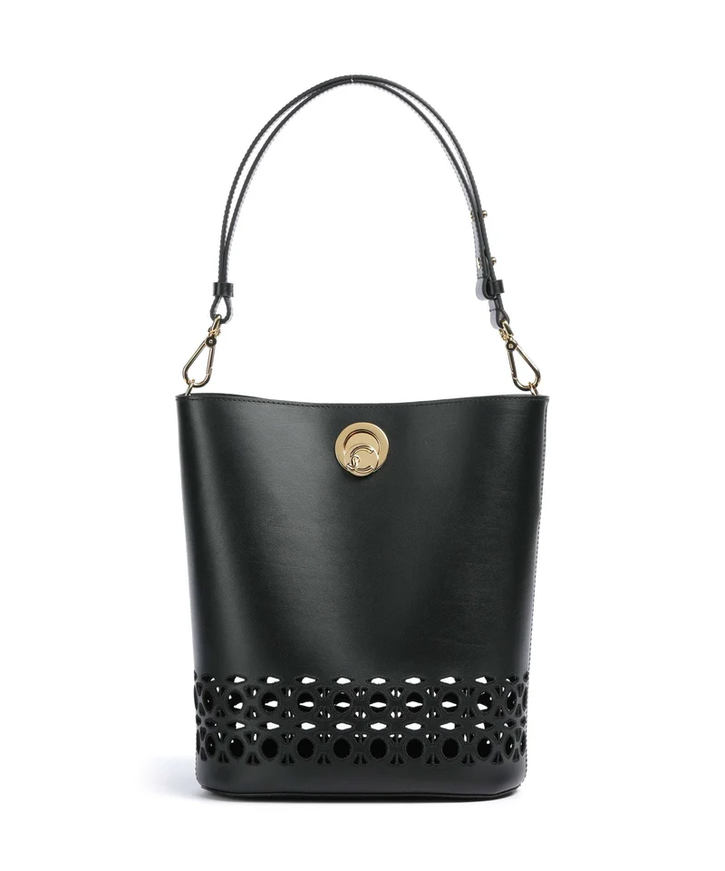 Coccinelle Nikla Monogram Sangallo Borsa a secchiello noir