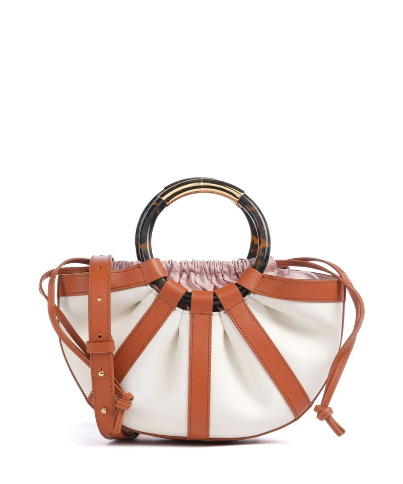 Coccinelle Shell Borsa a mano crab/pearl