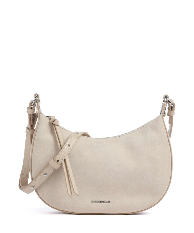 Coccinelle Fujiko Suede Borsa a tracolla sandshell