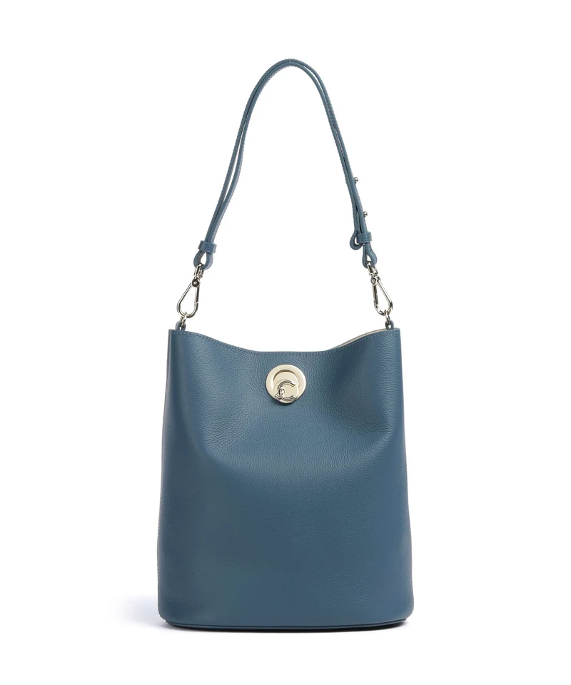 Coccinelle Nikla Borsa a secchiello deep blue/sandshell