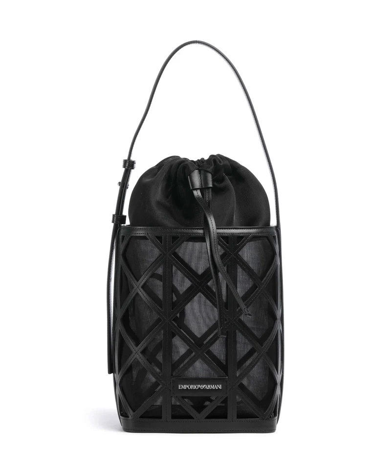 Emporio Armani Deva M Borsa a secchiello nero