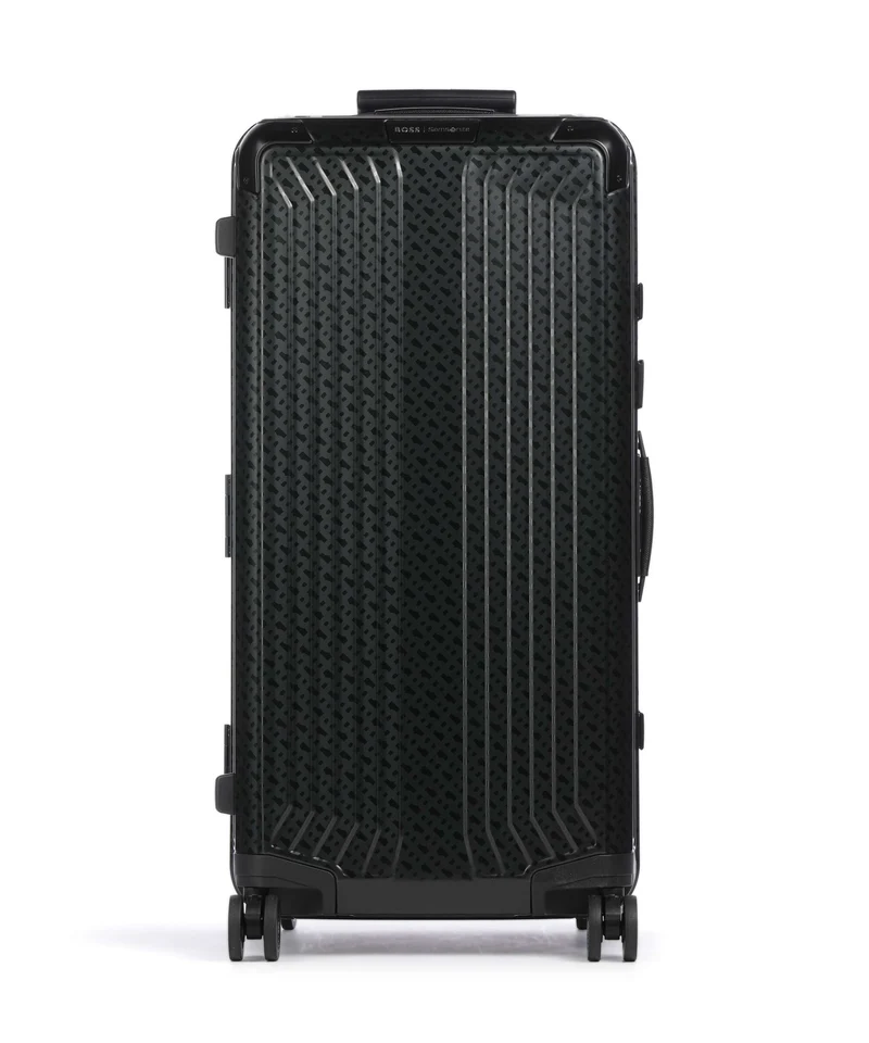 Samsonite Lite-Box Alu Boss Edition Valigia trolley (4 ruote) graphite monogram