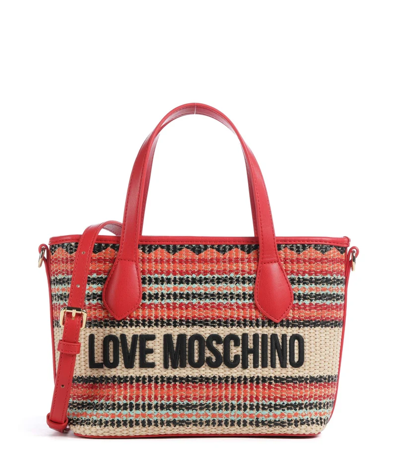 Love Moschino Sunset Stripes Borsa a mano multicolour/red