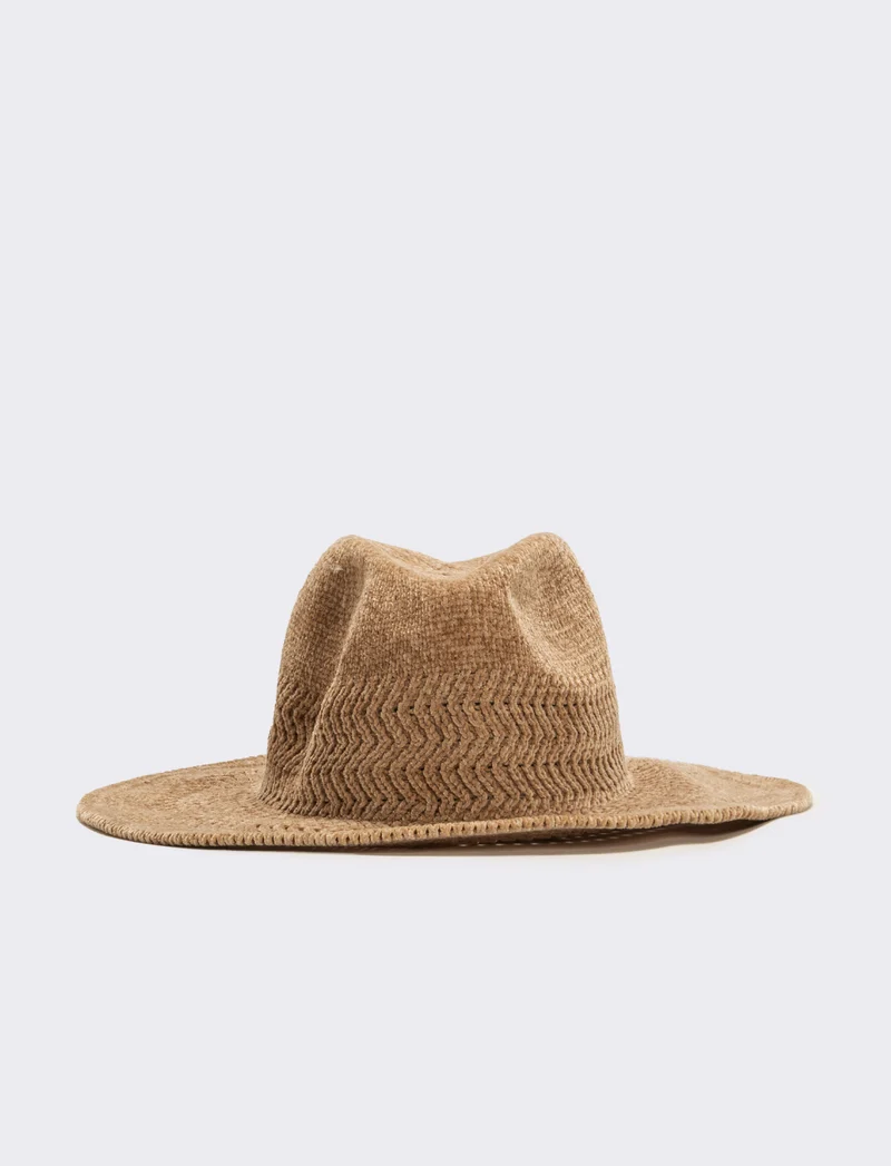 Cappelli cowboy in ciniglia traforato - Beige