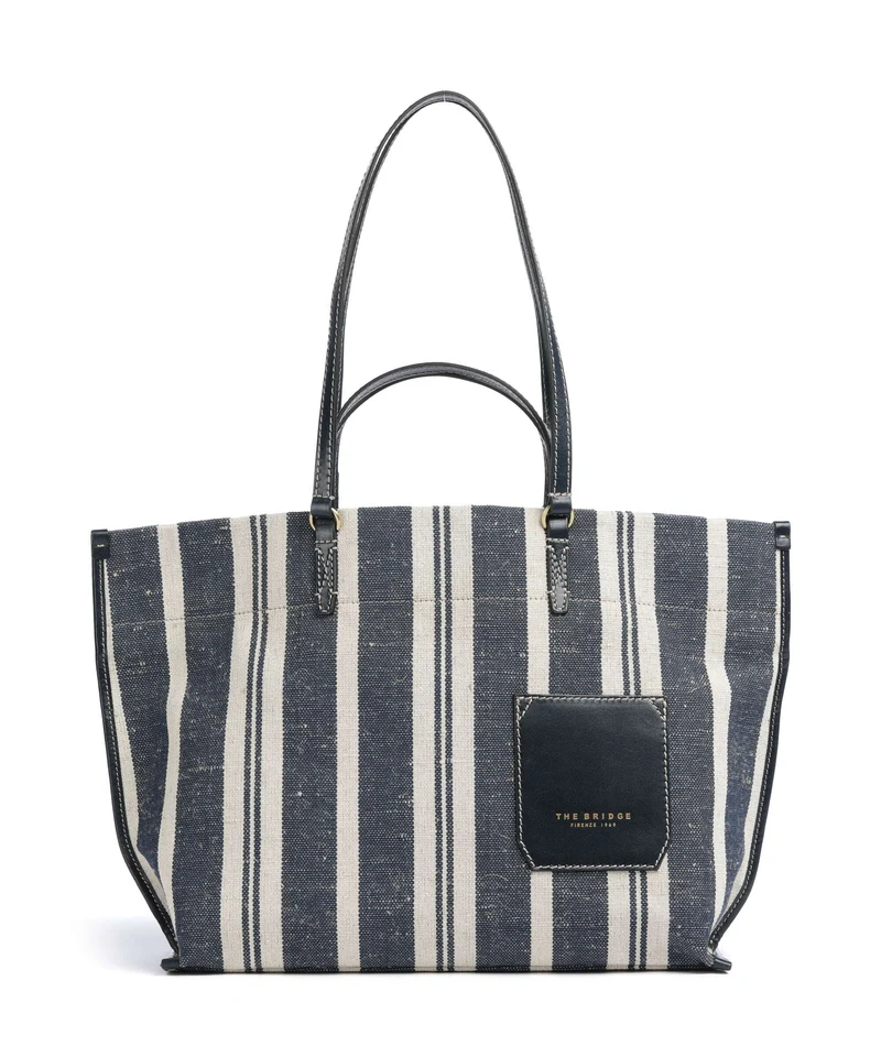 The Bridge Luna Borsa shopper blu