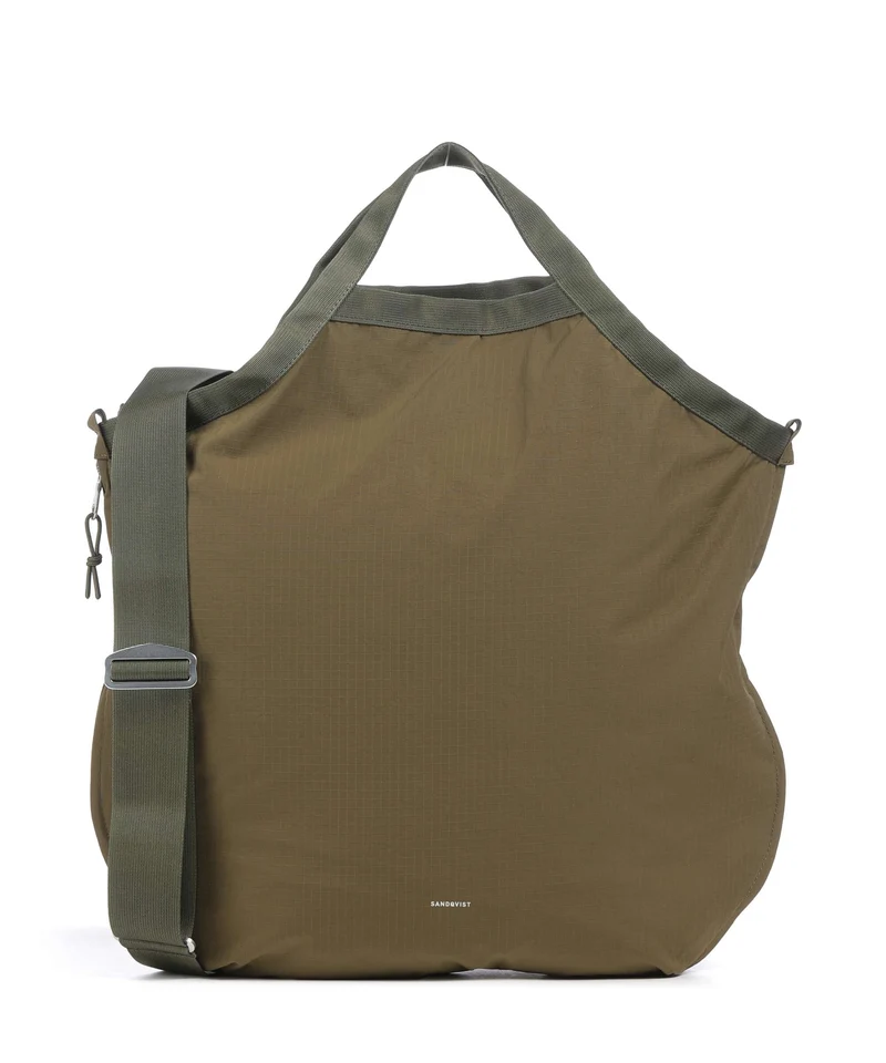 Sandqvist Grid Borsa a mano olive