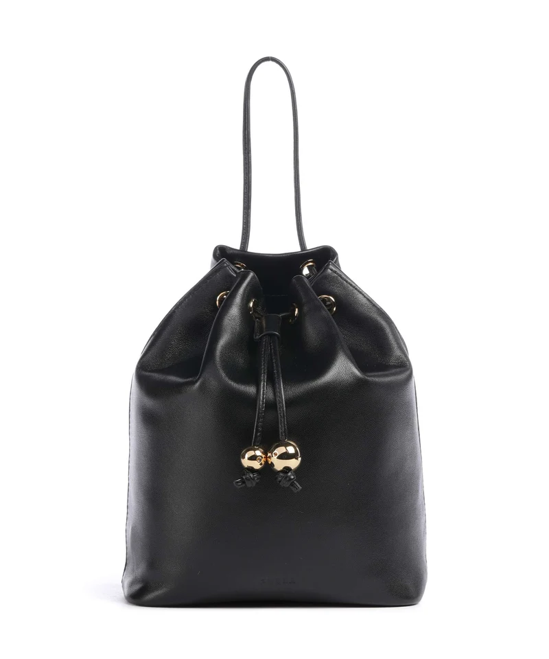 Furla Sfera Soft Mini Borsa a secchiello nero