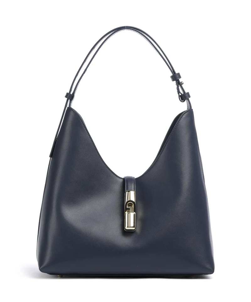 Furla Goccia M Borsa hobo ink blue