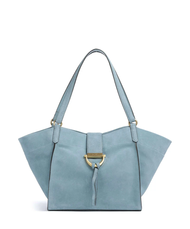 Abro Suede Temi Borsa shopper sapphire