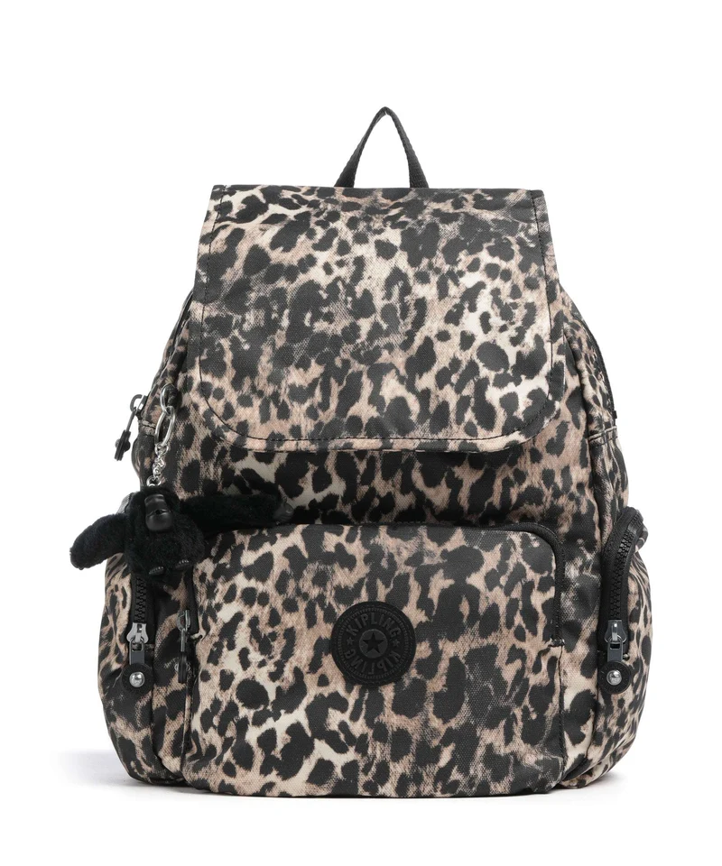 Kipling Basic City Zip S Zaino wild leopard