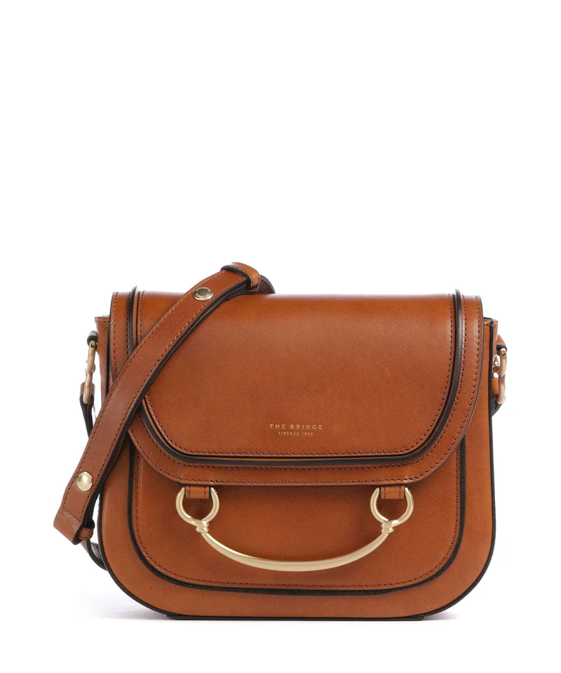 The Bridge Luce Borsa a tracolla cognac