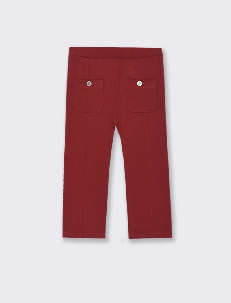 Leggings in punto milano - Bordeaux