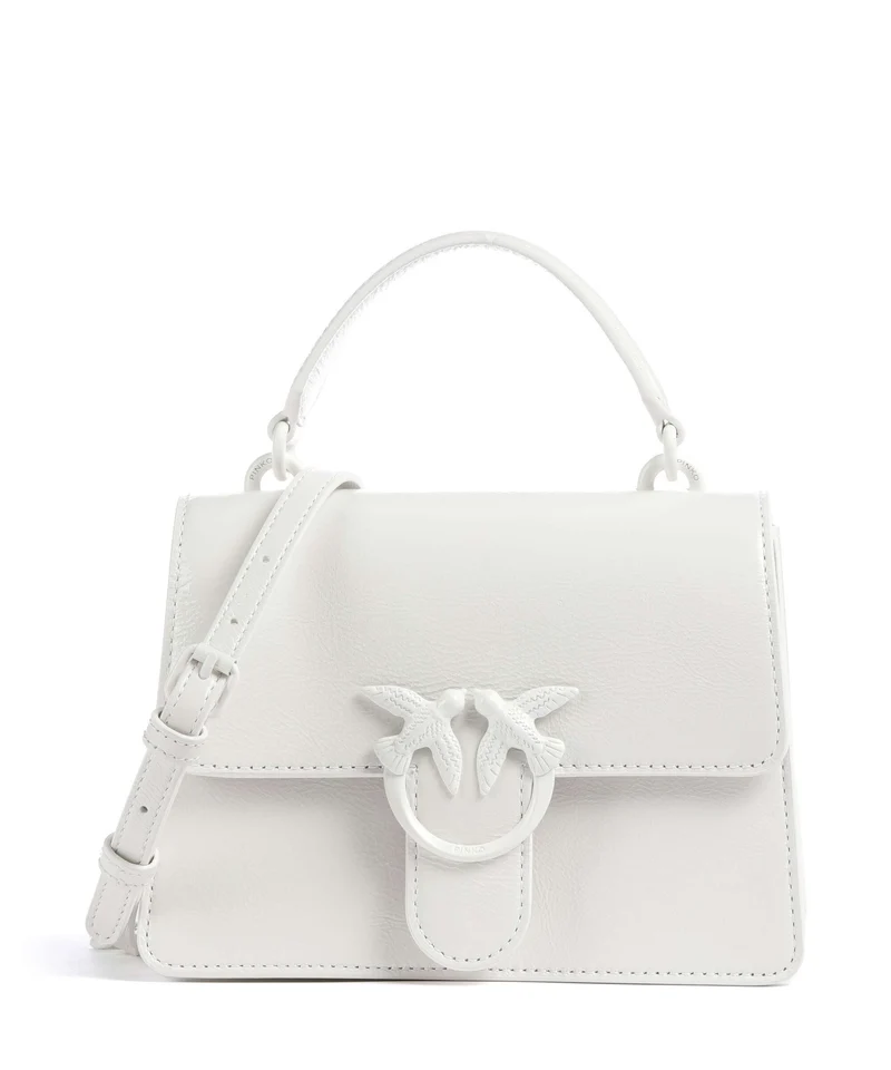 Pinko Love One Mini Borsa a mano bianco nembo/block color