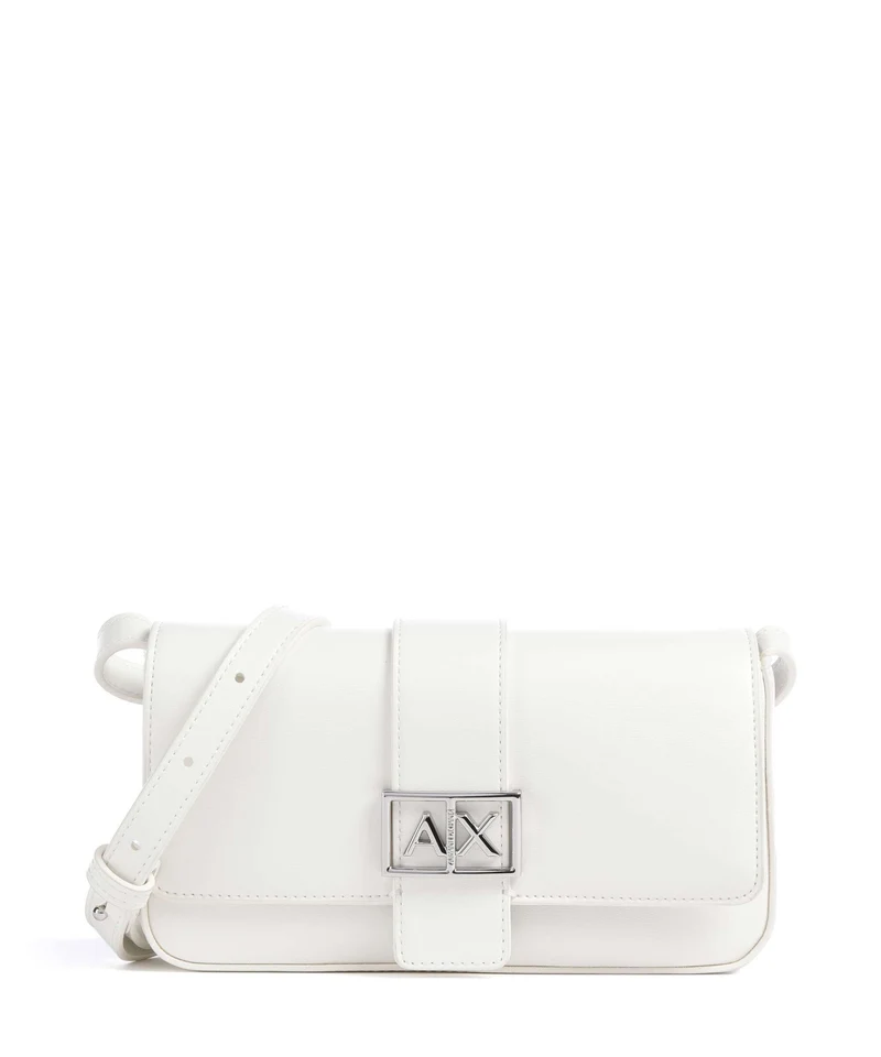 Armani Exchange Wonder Mini Borsa a tracolla off white