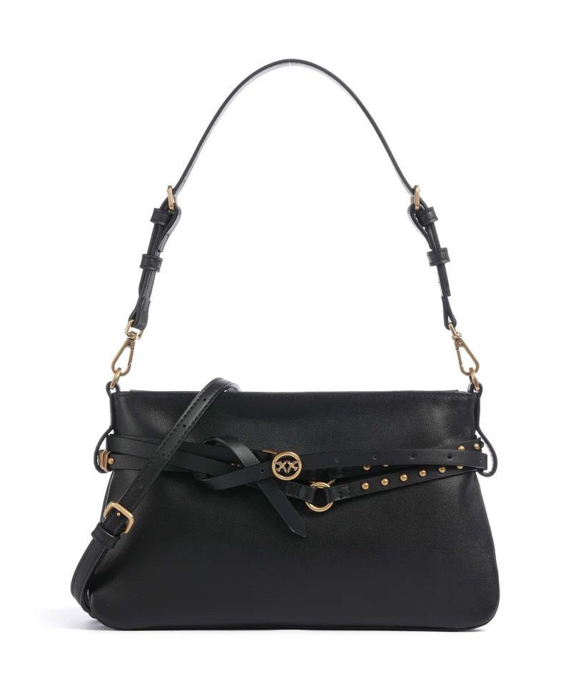 Pinko Belt Mini Borsa a spalla nero/antique gold