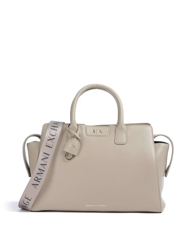 Armani Exchange Amelie L Borsa a mano sand