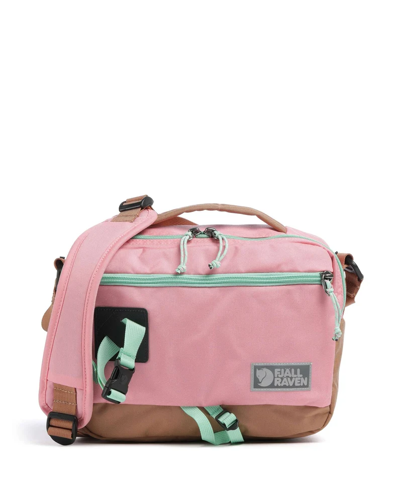 Fjällräven Vardag 6 Borsa a tracolla poppy pink/khaki dust