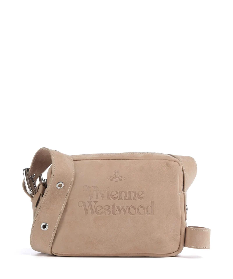 Vivienne Westwood Carrie Borsa a tracolla beige