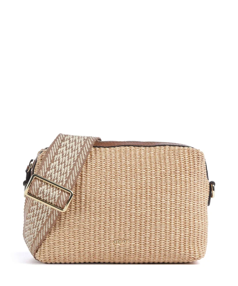 Abro Raffia Kaia Borsa a tracolla natural