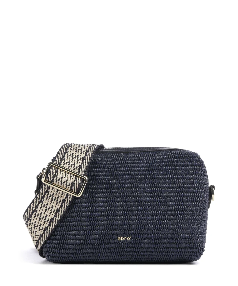 Abro Raffia Kaia Borsa a tracolla navy