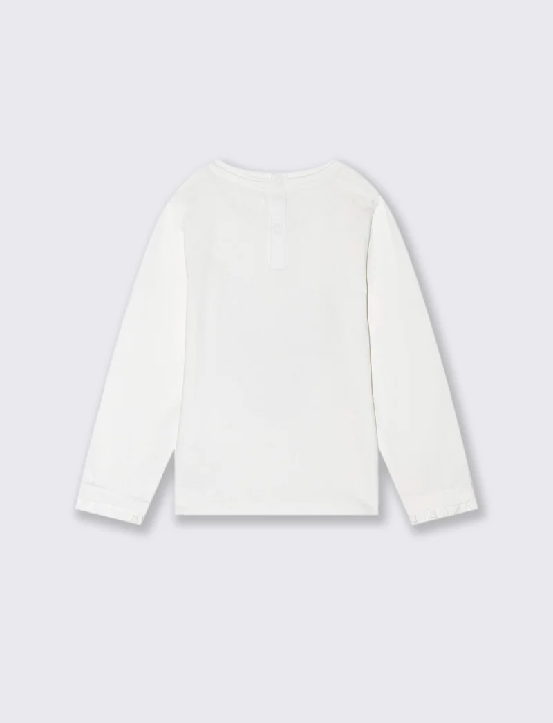 T shirt con stampa - Bianco panna