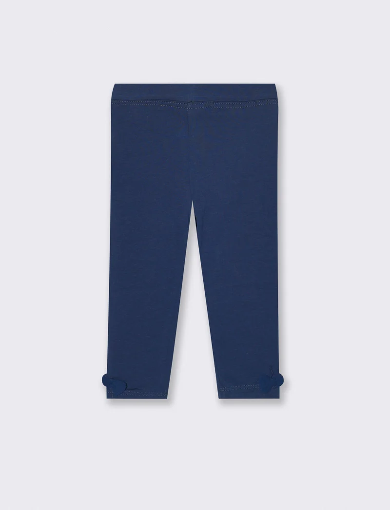 LEGGINS IN COTONE. - Blu