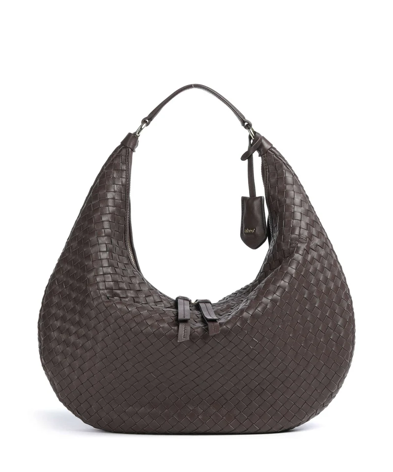 Abro Piuma Nana Borsa hobo wood