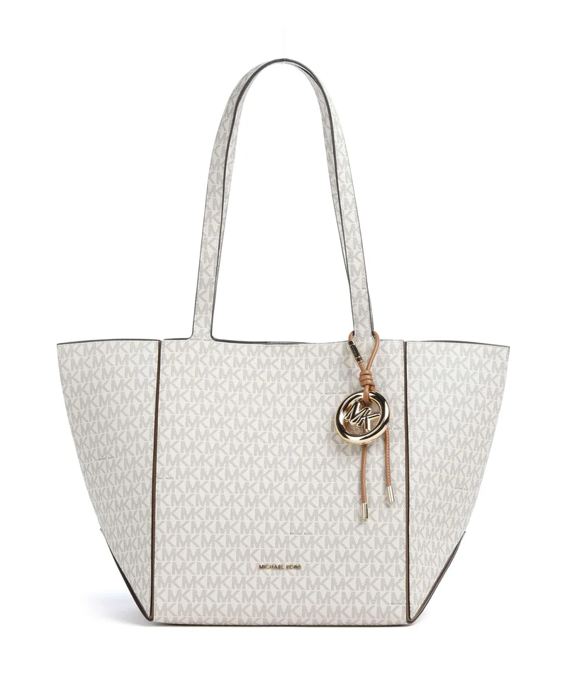 Michael Kors Jordi Medium Borsa shopper vanilla/acorn