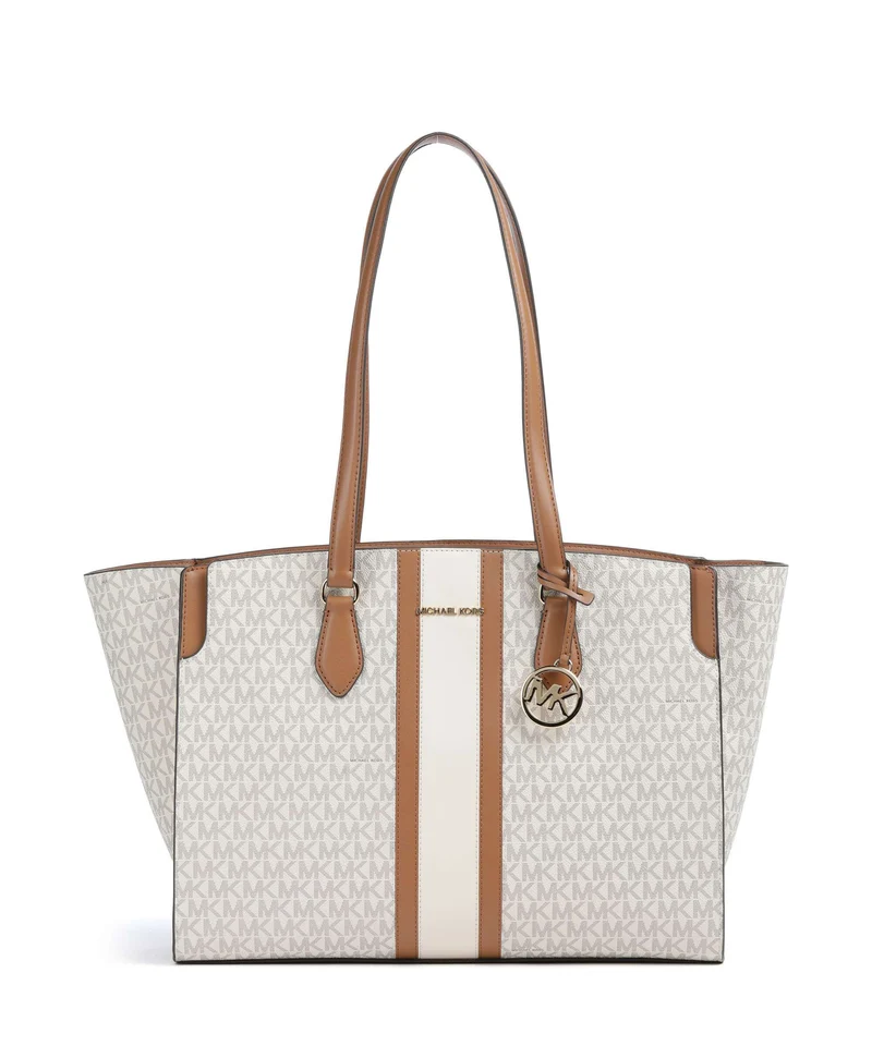 Michael Kors Becca Large Borsa shopper vanilla/acorn