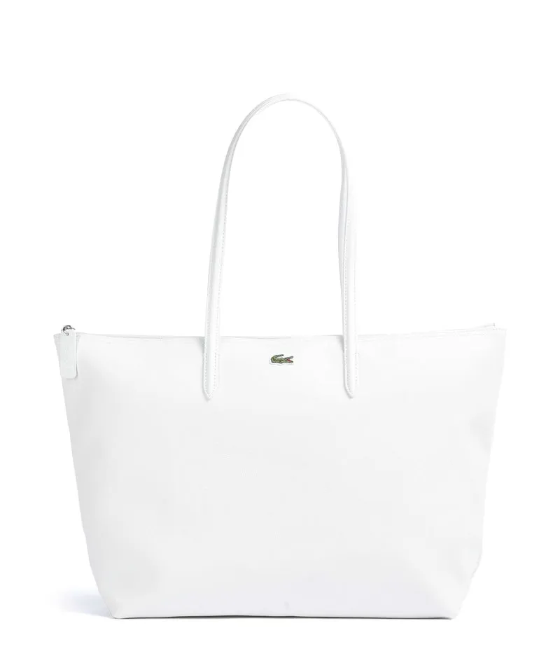 Lacoste L.12.12 Concept Borsa shopper blanc