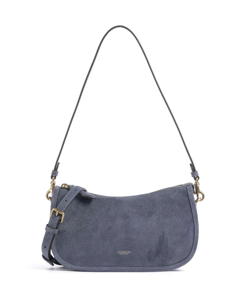 Coach Waverly Borsa a spalla light denim